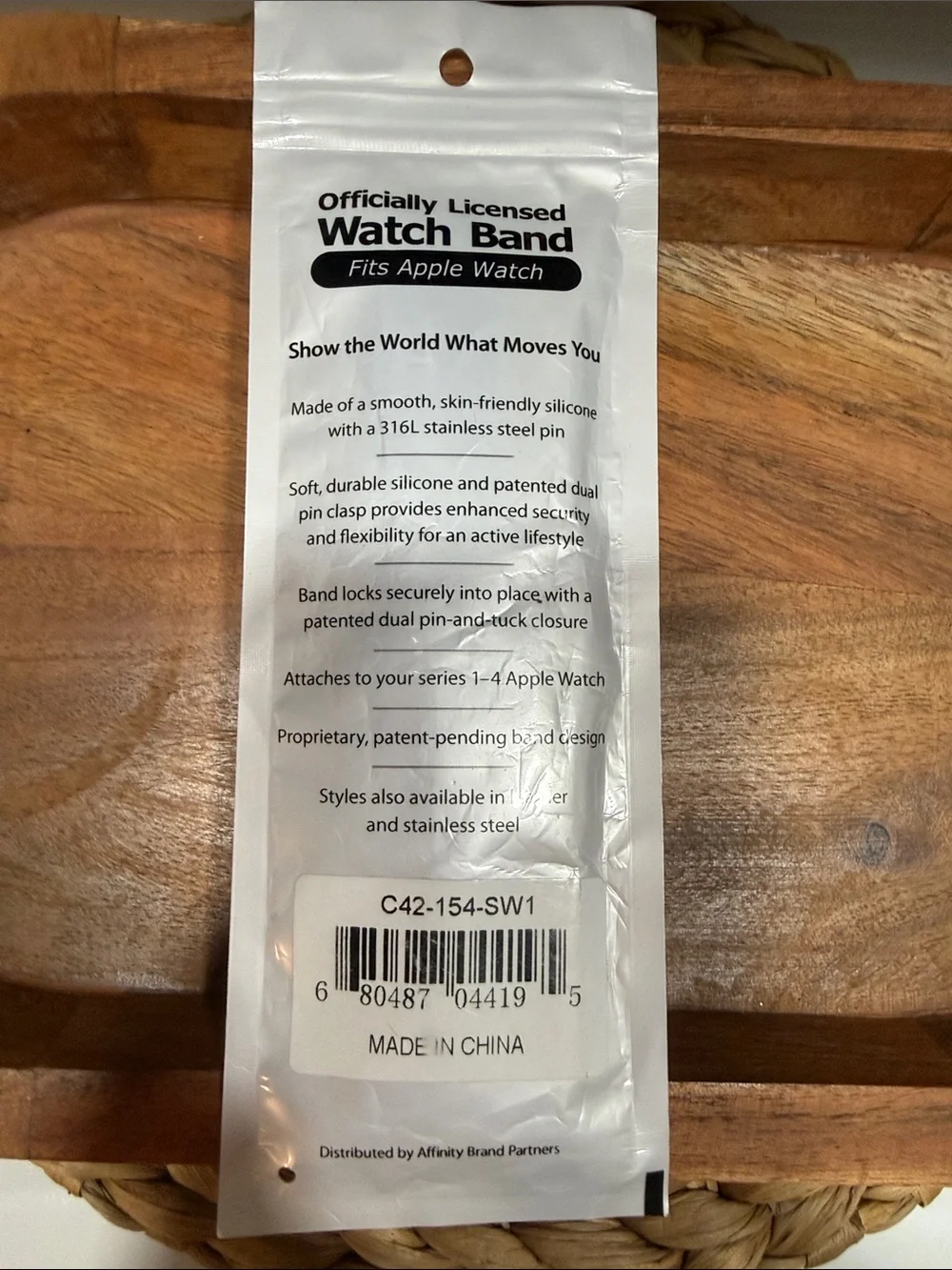 University of Kentucky Blue Silicone Smartwatch Band - 42/44mm